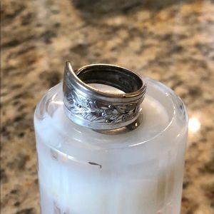 Size 8 Silver Spoon Ring